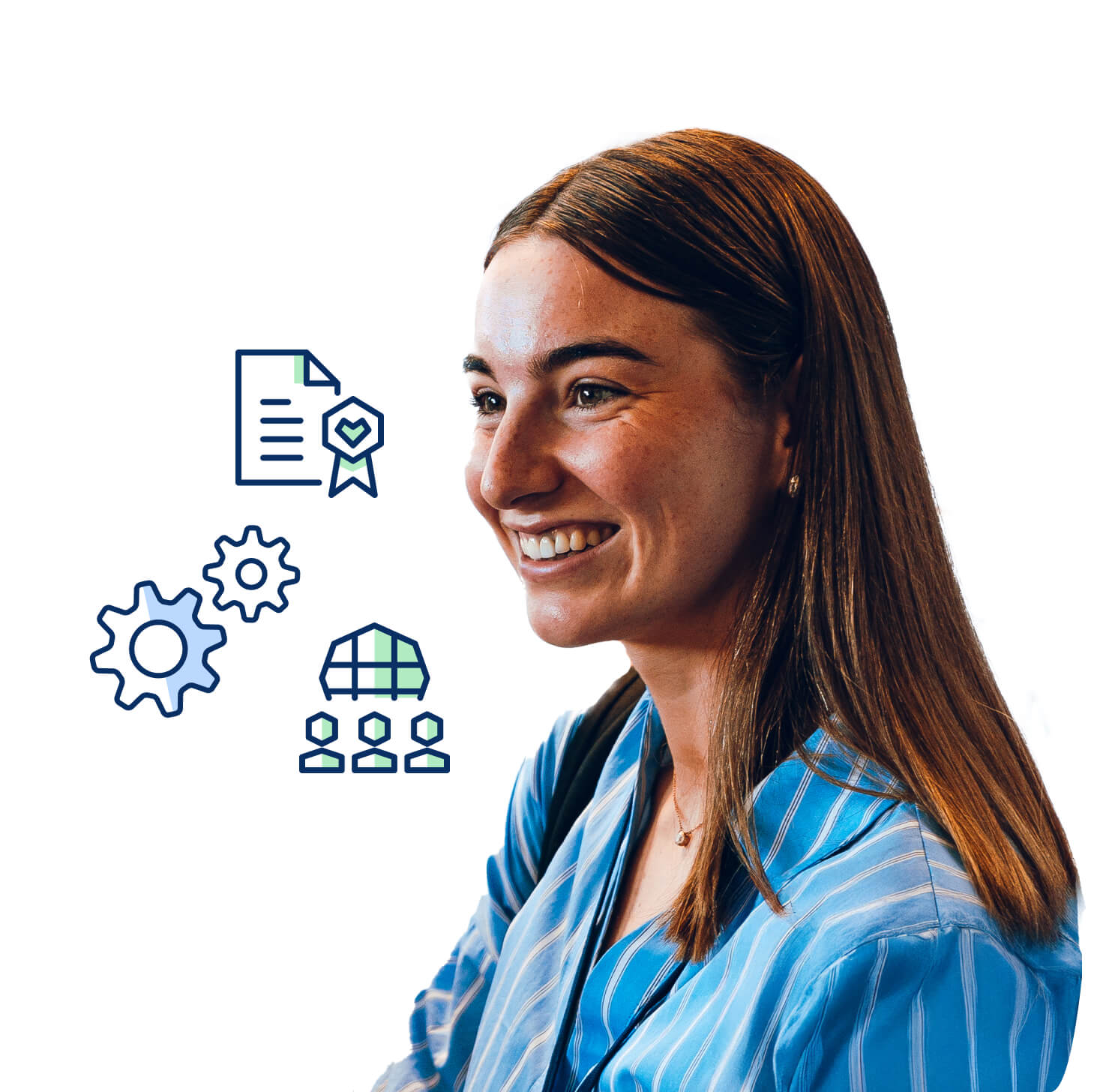 Accreditation girl graphic Accreditation girl graphic
