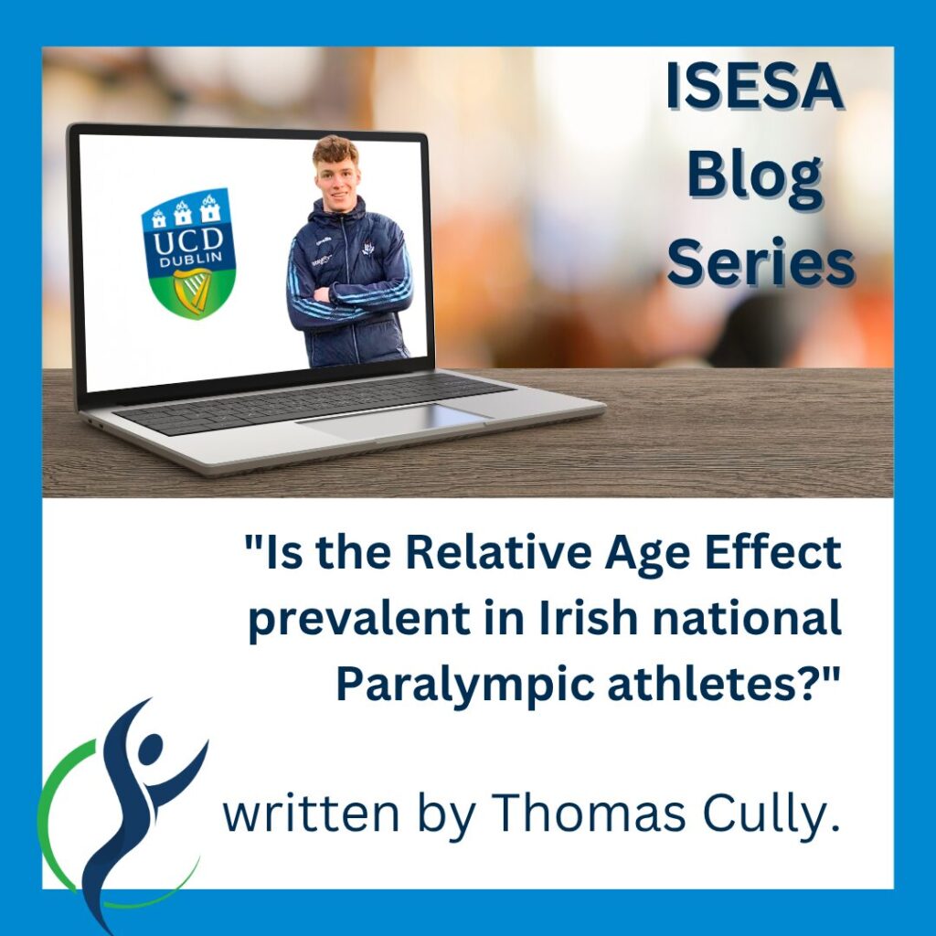 In this student blog Thomas Cully, a Sport, Health and Exercise Science student from UCD, discusses whether the relative age effect is present in Paralympic sport.