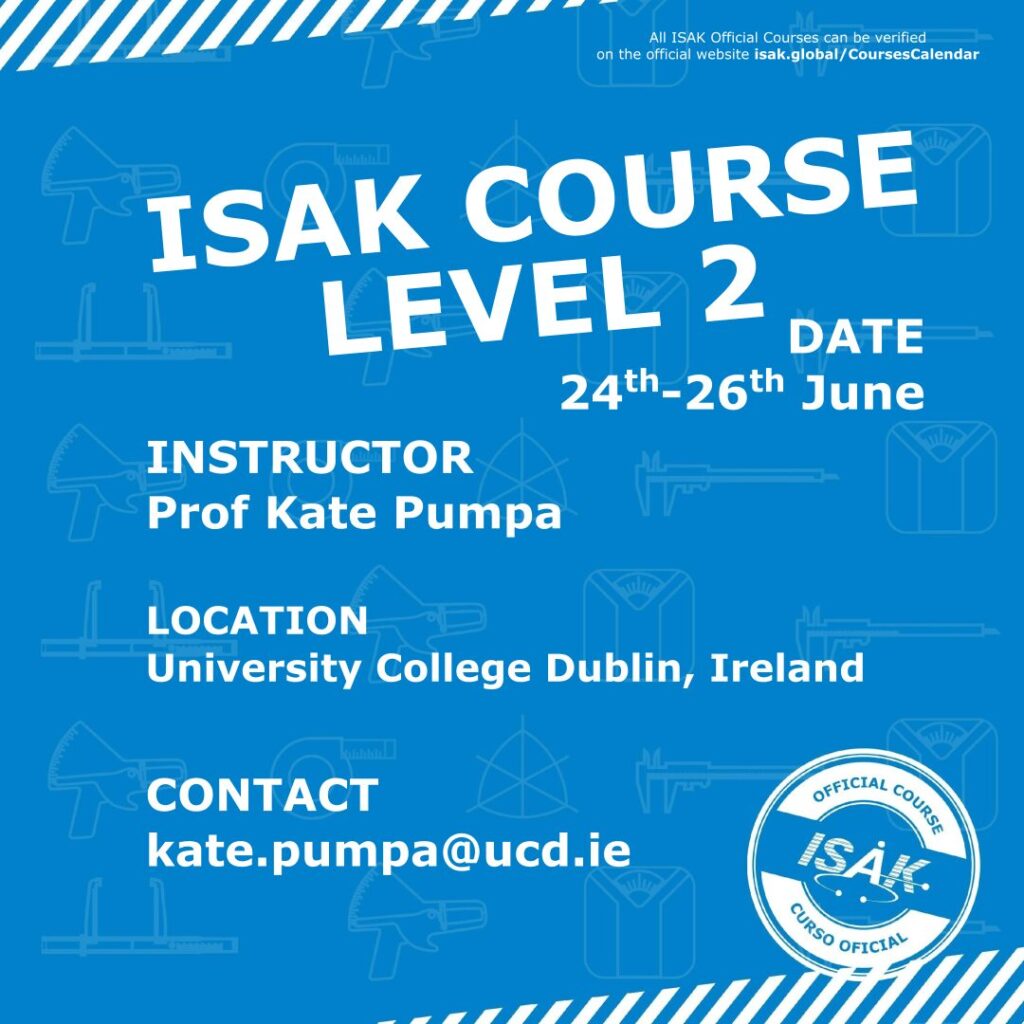 ISESA members can avail of 10% off the ISAK Level 2 course fee.