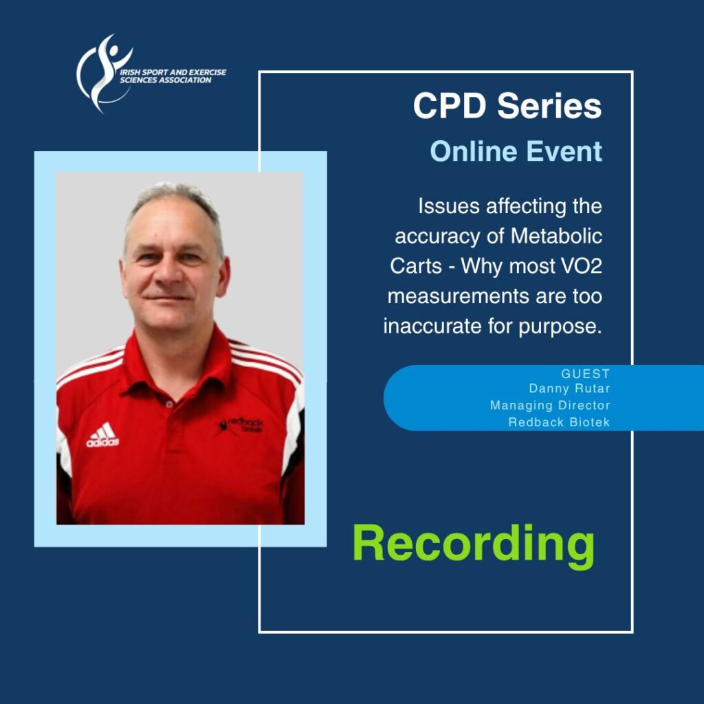 A practical and eye-opening talk on why many metabolic carts produce inaccurate VO₂ measurements, and what really drives these errors. Learn how sensor accuracy, calibration, humidity, and breath-by-breath systems can significantly impact data quality in sport and research.