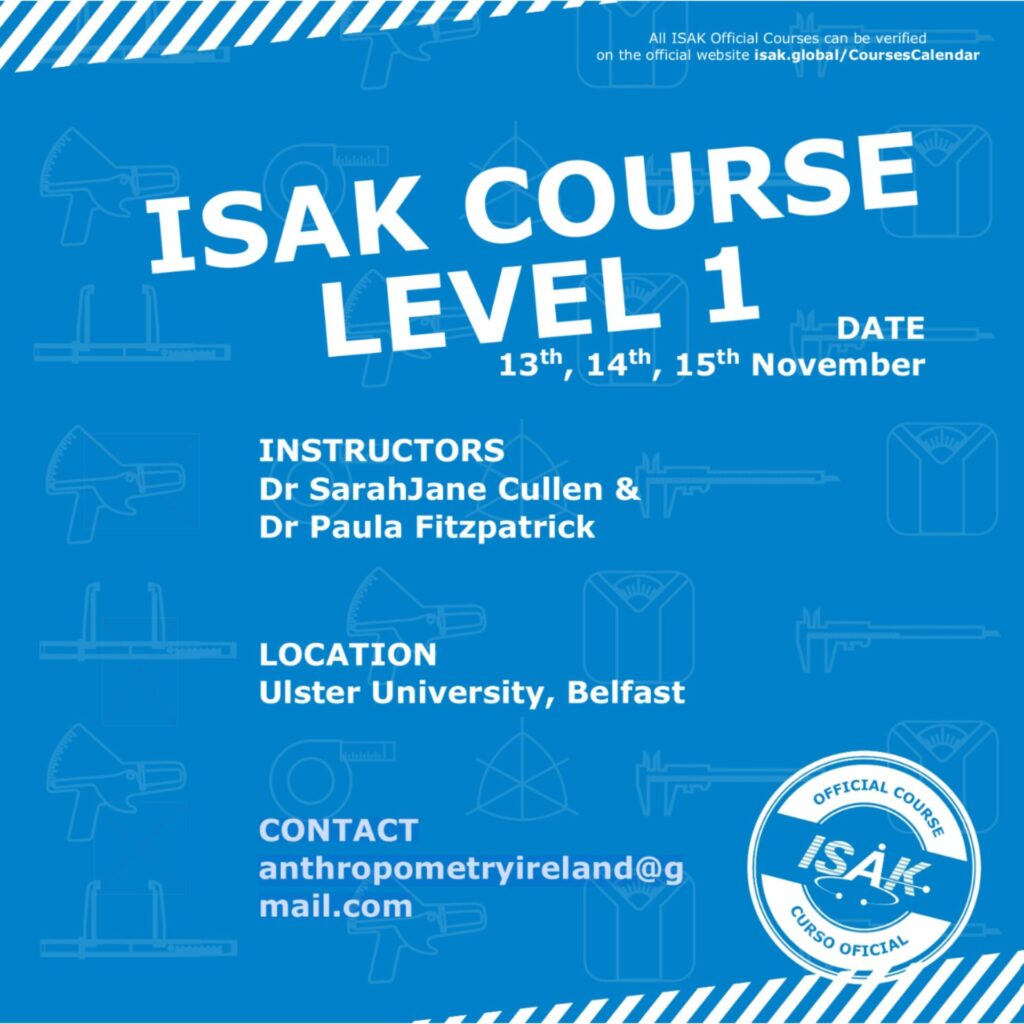 ISESA members can avail of 10% off the ISAK Level 1 course fee.